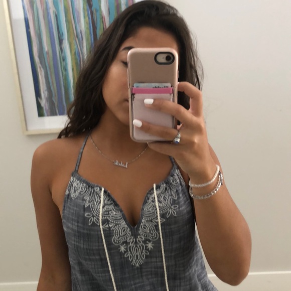 Blue top. Abercrombie and Fitch - Picture 3 of 5